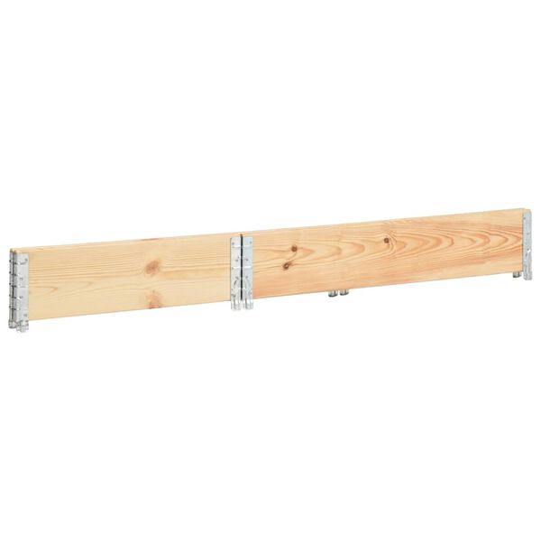 vidaXL Vyv&yacute;&scaron;en&yacute; z&aacute;hon 50x100 cm borovicov&yacute; mas&iacute;v