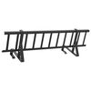 vidaXL Str&aacute;žca snehu na streche Čierna 100 x 29,5 x 34,5 cm Oceľ