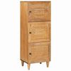 vidaXL Highboard Svetlohned&aacute; 40 x 33 x 110 cm mangov&yacute; mas&iacute;v