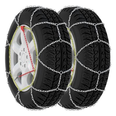 vidaXL Snehové reťaze na pneumatiky 2 ks 16 mm, SUV 4x4, veľkosť 450