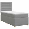 vidaXL Posteľ boxspring s matracom Svetlosiv&aacute; 80 x 200 cm L&aacute;tka