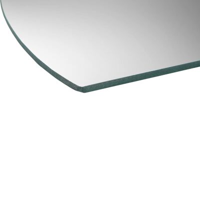 vidaXL Nástenné zrkadlá 8 ks 20x20 cm zvlnený dizajn sklenené