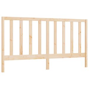 vidaXL Čelo postele 206x4x100 cm mas&iacute;vna borovica