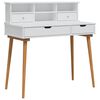 vidaXL Sada toaletn&eacute;ho stol&iacute;ka FAUSKE 2 ks Biela 100 x 50 x 103,5 cm