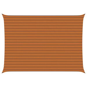 vidaXL Slnečn&aacute; plachta Oranžov&aacute; a hned&aacute; 7 x 5 m 100% polyester Oxford