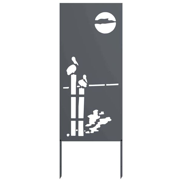 vidaXL Záhradná clona na súkromie Rezací Antracit 50 x 140 cm