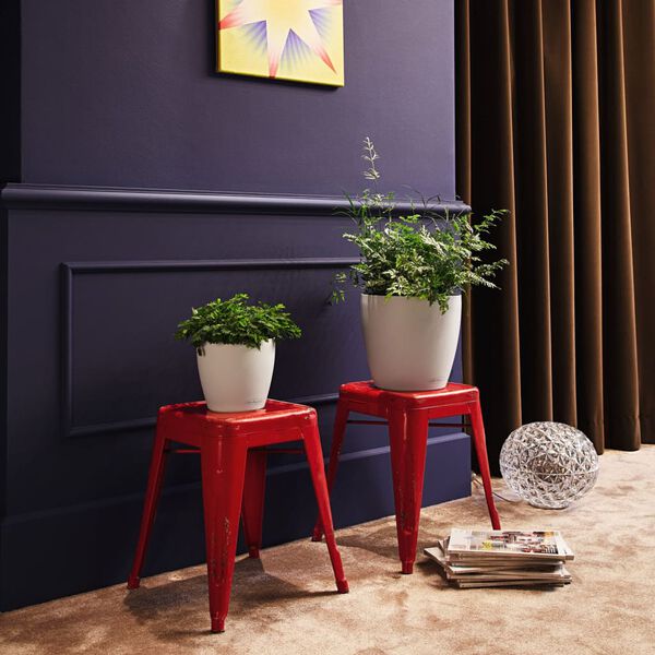 LECHUZA Kvetináč CLASSICO Color 18 ALL-IN-ONE biely