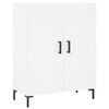 vidaXL Komoda biela 69,5x34x90 cm kompozitn&eacute; drevo