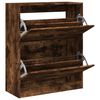 vidaXL Botn&iacute;k dymov&yacute; dub 80x34x96,5 cm kompozitn&eacute; drevo