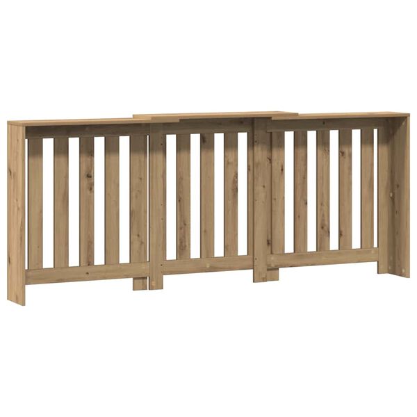 vidaXL Kryt na radi&aacute;tor dub artisan 205x21,5x83,5 cm kompozitn&eacute; drevo