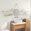 vidaXL Z&aacute;vesn&aacute; polica N&aacute;stenn&yacute; 4 pcs Biely 80 x 18 x 2,5 cm Oceľ