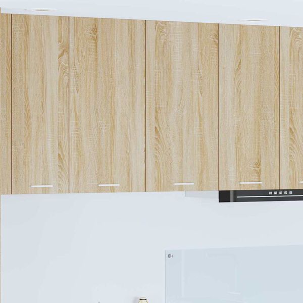 vidaXL Z&aacute;vesn&aacute; skrinka Sonoma dub 80 x 31 x 80 cm Kompozitn&eacute; drevo