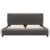 vidaXL Posteľný rám, antracitovo sivý, umelá koža 120x200 cm
