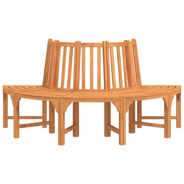 vidaXL Polkruhov&aacute; lavica okolo stromu &Oslash;208 cm mas&iacute;vny eukalyptus