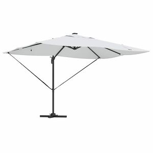 vidaXL Slnečn&iacute;k 352 x 251 x 265 cm Polyester a hlin&iacute;k Pieskov&aacute;