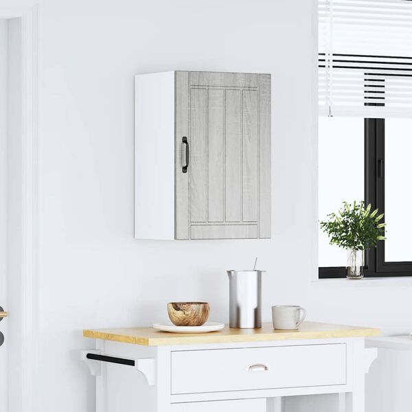 vidaXL Kuchynsk&aacute; n&aacute;stenn&aacute; skrinka Lucca, siv&eacute; sonoma, kompozitn&eacute; drevo