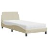 vidaXL Posteľ s matracom Dover kr&eacute;mov&aacute; 80x200 cm l&aacute;tka