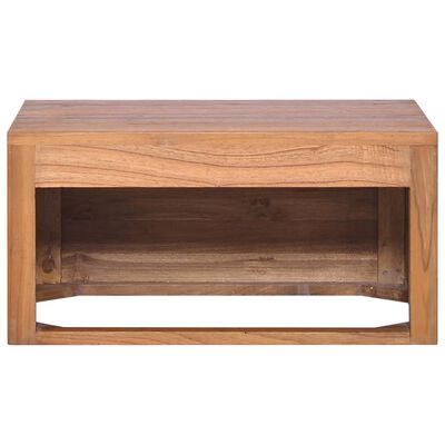 vidaXL Nástenná kúpeľňová skrinka 60x45x30 cm masívne teakové drevo