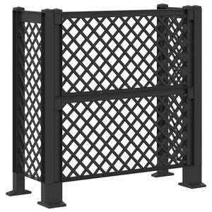 vidaXL Trel&aacute;ž na odpadky Antracitov&aacute; 123 x 47 x 114 cm PP