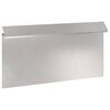 vidaXL Slim&aacute;kov&aacute; ohrada 16 ks 50 x 3,5 x 25 cm Nehrdzavej&uacute;ca oceľ