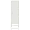 vidaXL Vysoká skrinka biela 36x39x123 cm oceľová