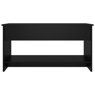 vidaXL Konferenčný stolík čierny 102x50x52,5 cm spracované drevo