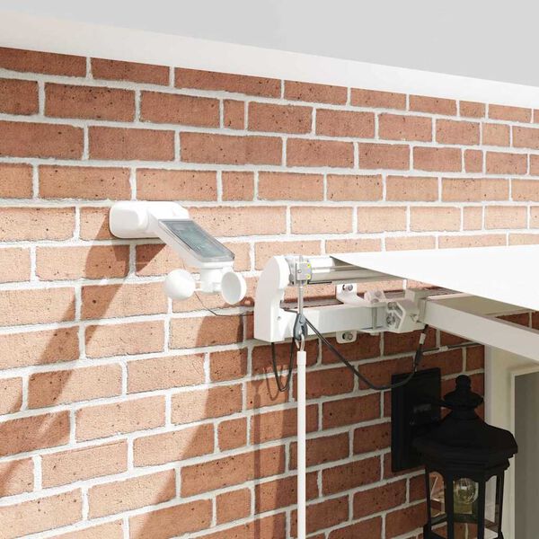 vidaXL Zatemniteľn&aacute; mark&iacute;za Biela 500 &times; 350 cm Polyester a kov