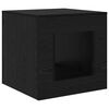 vidaXL Coffee Table Čierny dub 51.5 x 50 x 50 cm Engineered Wood