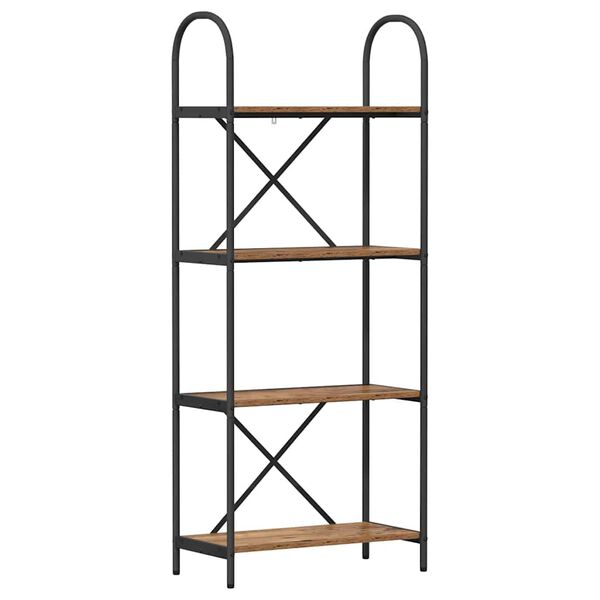 vidaXL Reg&aacute;l na knihy Star&eacute; drevo 60 x 30 x 146 cm Kompozitn&eacute; drevo