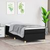 vidaXL Boxspring posteľ s matracom čierna 100x200 cm látka