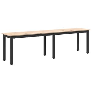 vidaXL lavička Pr&iacute;rodn&aacute; 160 x 35 x 45 cm Mas&iacute;vne borovicov&eacute; drevo