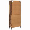 vidaXL Highboard Star&eacute; drevo 69,5 x 32,5 x 180 cm Kompozitn&eacute; drevo