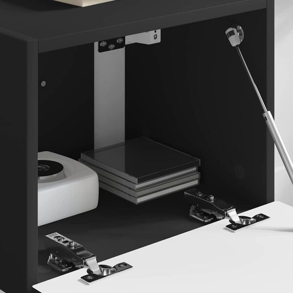 vidaXL TV n&aacute;stenn&aacute; skriňa Čierna 60 x 31 x 29,5 cm Kompozitn&eacute; drevo