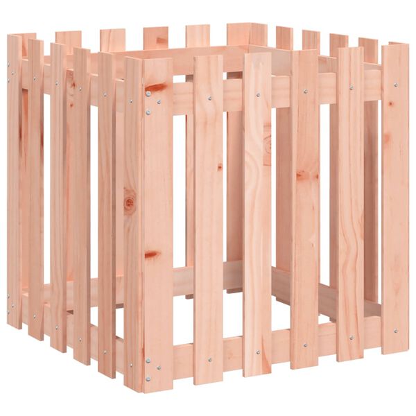 vidaXL Z&aacute;hradn&yacute; kvetin&aacute;č s dizajnom plotu 60x60x60 cm mas&iacute;vny douglas