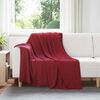 vidaXL Prikr&yacute;vky na hodenie 6 pcs Bordeaux červen&aacute; 200 x 150 cm Fl&iacute;s