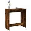 vidaXL Barov&yacute; st&ocirc;l dymov&yacute; dub 102x50x103,5 cm kompozitn&eacute; drevo