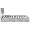 vidaXL R&aacute;m postele so z&aacute;suvkou s čelnou doskou Kompozitn&eacute; drevo