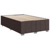 vidaXL Boxspring posteľ s matracom tmavohned&aacute; 120x190 cm l&aacute;tka