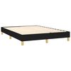vidaXL Posteľn&yacute; r&aacute;m boxspring s matracom čierny 140x200 cm l&aacute;tka