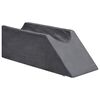 vidaXL Vank&uacute;&scaron; na nohy 68 x 25 x 21,5 cm Pevn&yacute; PU pena Siv&aacute;