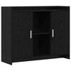 vidaXL Serv&iacute;rovacia skriňa Black Oak 98,5 x 33 x 80 cm