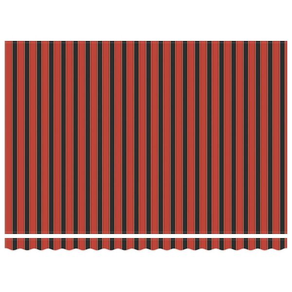 vidaXL Zatemniteľn&aacute; mark&iacute;za Oranžov&aacute; a Čierna 450 &times; 300 cm