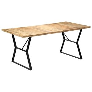 vidaXL Jed&aacute;lensk&yacute; st&ocirc;l z mangov&eacute;ho dreva 180x90x76 cm