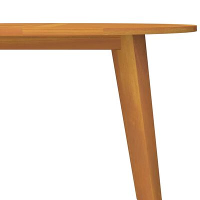 vidaXL Záhradný stôl Ø110x75 cm masívne akáciové drevo