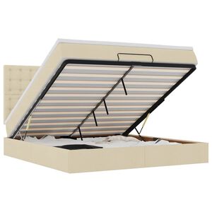 VidaXL Osmansk&aacute; posteľ s matracom a LED kr&eacute;mov&yacute;mi 160x200 cm L&aacute;tka