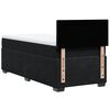 vidaXL Posteľný rám boxspring s matracom čierny 100x200 cm zamat