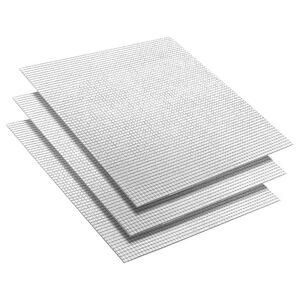vidaXL Zrkadlov&aacute; mozaikov&aacute; dlaždica 3 ks Strieborn&aacute; 30 x 30 cm Sklo