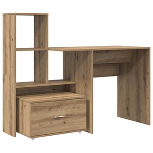 vidaXL St&ocirc;l Remeseln&yacute; dub Kompozitn&eacute; drevo 131,5 x 50 x 106,5 cm