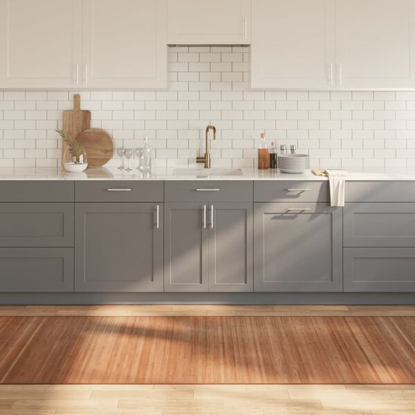 vidaXL Koberec obdĺžnikový prírodný 100x1000 cm bambus