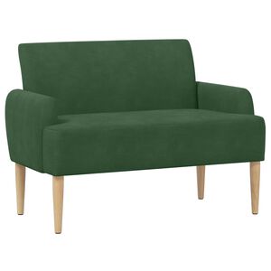vidaXL Dvojmiestna pohovka s gomb&iacute;kov&yacute;m pre&scaron;&iacute;van&iacute;m Jungle Green